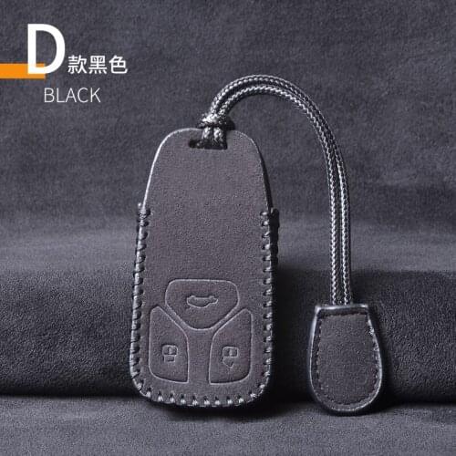Leather Car Remote Key Cover Case Shell For Audi A4 B9 A5 A6L A6 S4 S5 S7 8W Q7 4M Q5 TT TTS RS Coupe Styling car Accessories
