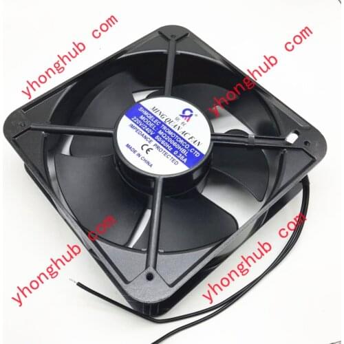 MING QUAN MQ20060HBL AC 220/240V 0.38A 200x200x60mm Server Cooling Fan