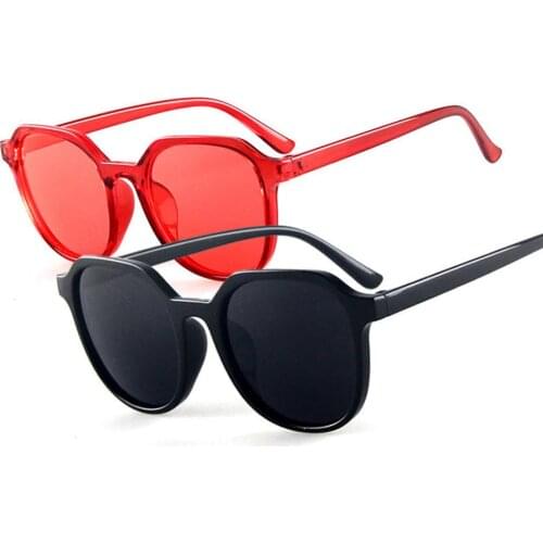 Fashion Big Box Sunglasses Women Retro Square Sunglasses Mens UV400 Outdoor Leisure Beach Sunglasses