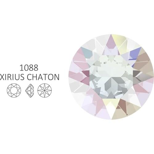 1088 Wholesale Original crystal from swarovski-elements Xirius chaton Pointed Back Foiled Rhinestone Strass for DIY making