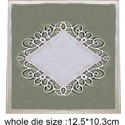 Lace Pierced Frame Metal Cutting Dies 2020 New Crafts Stencils For Paper card Scrapbooking making Embossing Dies Cuts