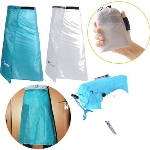 New Waterproof Cycling Camping Hiking Rain Pants Ultra Light Thin Rain Skirt Kilt Rain Pants Packable Windbreak Kilt Skirt