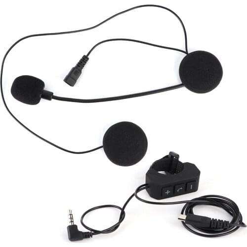 Waterproof Motorcycle Helmet Headphone Anti-Interference Riding Hands-Free Music Headset