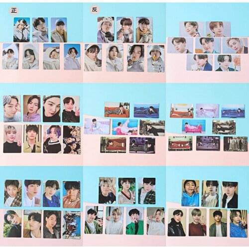 South Korean Groups K-POP Bangtan Boys Lomo Card Poster New Album BE M2U Winter Package Flowers FLO PhotoCard for Fans Gifts