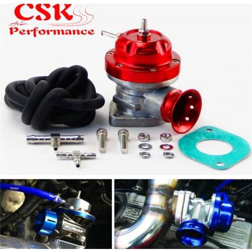 2.75" Alloy BOV Flange Adapter Pipe + Type-S/RS Turbo Charger Blow Off Valve Black / Blue /Red