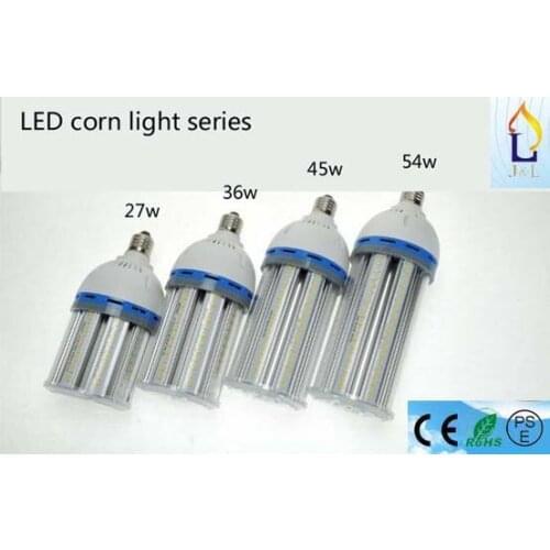20 pack 27W 36W 45w 54w Led Corn Light with E27 E40 E39 base SMD5630 energy saving Bulb Lamps replacement free shipping