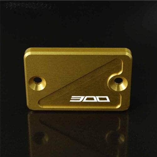 For Kawasaki Z300 Z 300 2015-2016 Aluminum Motorcycle Accessories Front Brake Master Cylinder Fluid Reservoir Cover Cap CNC