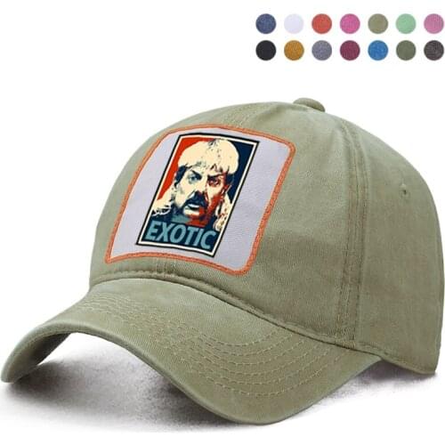 Joe Exotic Make America Exotic Again For President Baseball Cap Dad Trucker Brand Hat Woman Berets Ponytail Caps Casquette Hats
