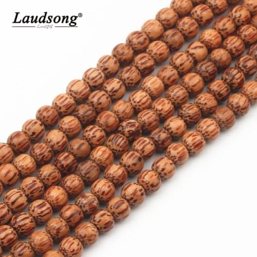 Natural Wooden Spacer Beaded 100 9mm Coconut Shell Wood Beads For Jewelry Making Bracelet DIY