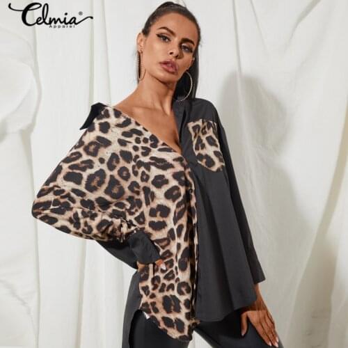 Celmia Leopard Blouses