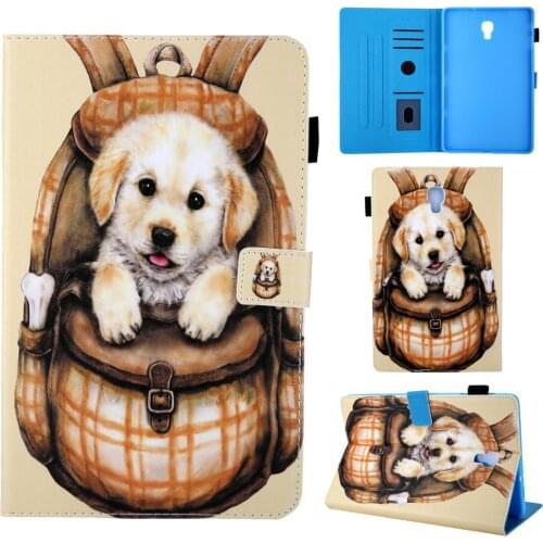 For Samsung Galaxy Tab A 10.5 SM-T590 T590 SM-T595 Baby Puppy Tiger Wallet Tablet Cover for Samsung Tab A 10 5 Case Funda Cute