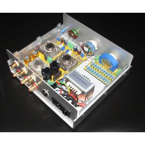 Pure class a high current single ended amplifier output front stage accurate 12 equal loudness volume control dual channel