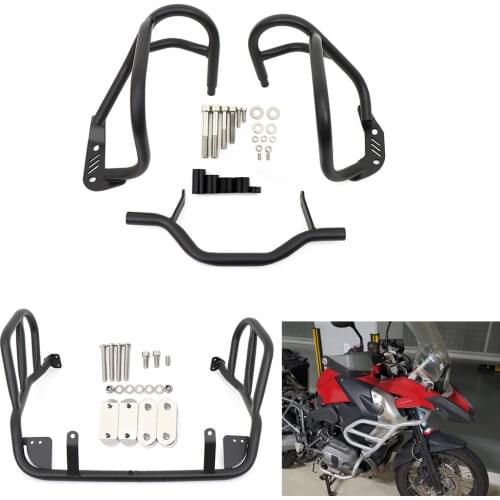 For BMW R 1200 GS R1200GS R1200 GS 2004-2012 Oil cooled Motorcycle Highway Crash Bar Engine Tank Guard Cover Bumper Protection