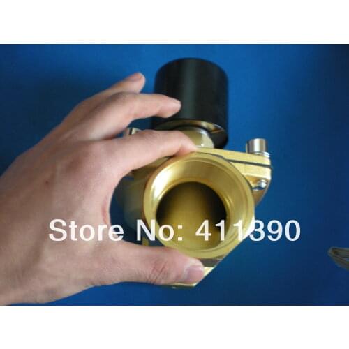 2" Electric Solenoid Valve 24 Volt, Water, Diesel normally open brass model 2W500-50K