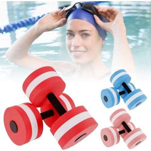 EVA Floating Dumbbell 1 Pair Of Water Foam Fitness Water Dumbbell Exercise Dumbbell Water Barbell Water Yoga Fitness Handle
