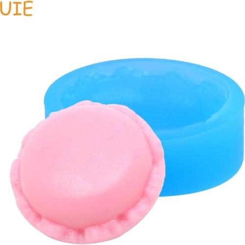 GYL165U 34mm Macaron Mold Flexible Silicone Mold 34mm - Polymer Clay Sugarcraft Cabochon Mould, Charms Mould