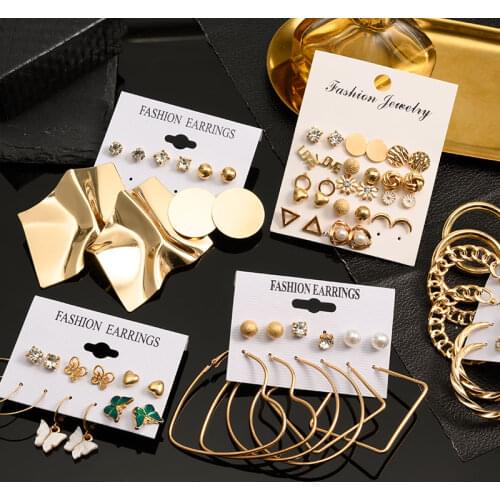 Korean Trend Pearl Earrings For Women Geometirc Statement Gold Metal Circle Tassel Dangle Drop Earrings 2021 Trend Jewelry Gifts