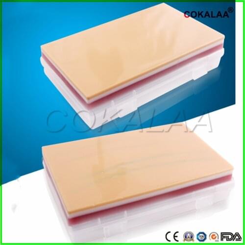 Medical Science Aids human Skin model silicone module Double eyelid plastic surgery kit Surgical sutured training module