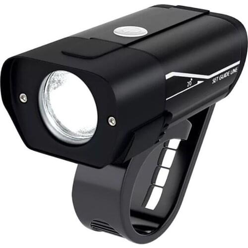 Mini LED Bicycle Light USB Rechargeable Bike Headlight Lamp Flashlight, 5 Gears Adjustable Waterproof Cycling Warning Lights