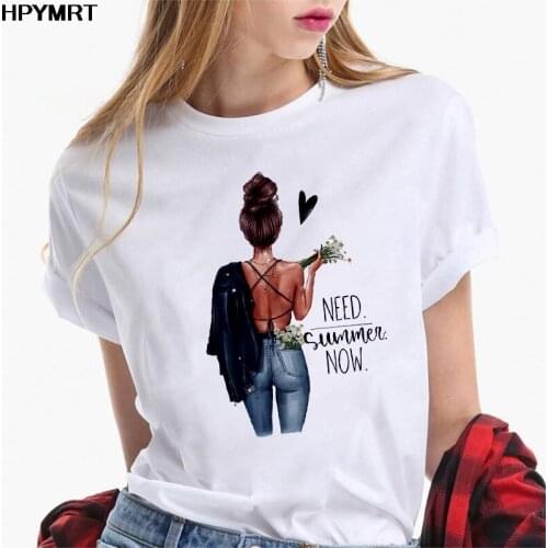 Fashion Summer Tops T Shirt Women Tshirt New O-neck Tshirt Graphic Tee Cute Women T-shirt Female Tee Shirt 90s Girls Tee Tshirt