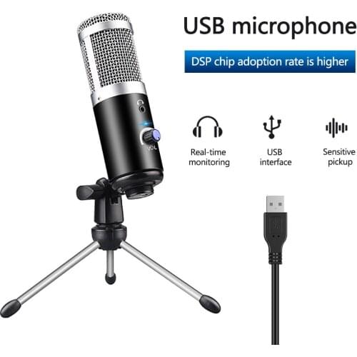 New USB Bee microphone condenser microphone recording studio microphone for YouTube video Skype chat game podcast