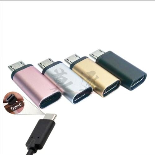 USB 3.1 Type-C Male Connector to Micro USB 2.0 5Pin Female Data Adapter Converter USB Type C Adapter