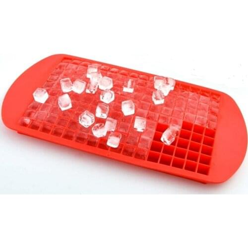 Food Grade Silicone 160 Small Tiny Cubes Square Silicone Ice Cube Maker Mold (5 colors available)