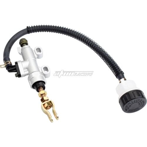 Universal Rear Foot Brake Master Cylinder Pump With Reservoir For Chinese Pit Dirt Bike ATV Quad 4 Wheeler 50cc-250cc Motorcycle