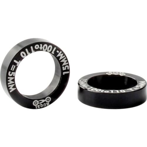 2Pcs/Set 3mm/5mm Aluminum Alloy Bicycle Hub Spacer Riser Pad Ring Stem Gasket Bike Front Stem Fork Washer Bicycle Hubs Riser Pad