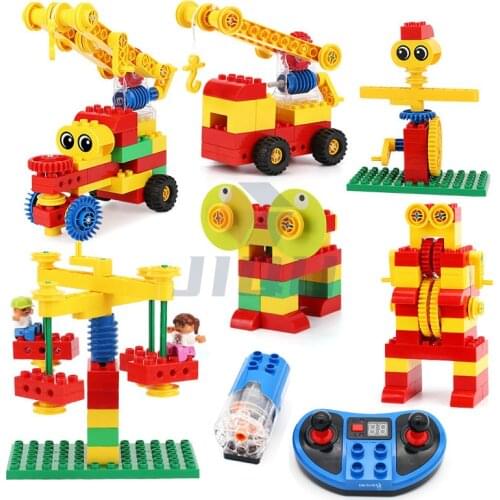 High-Tech Bulk Parts 9656 Educational Learning MOC Big Size Particle Building Blocks Set Compatible Power Function Set Kids Toys