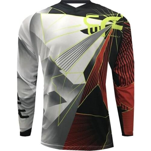 Winter Long Sleeve Quick Dry MTB Jersey Motocross DH Wear BMX Cycling Mountain Bike Clothing Downhill T Shir