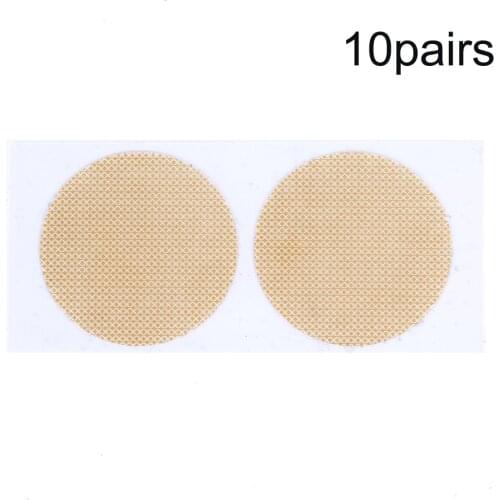 10Pairs/pack Men One-off Breast Nipple Cover Adhesive Invisible Tit Pad Patch Tape