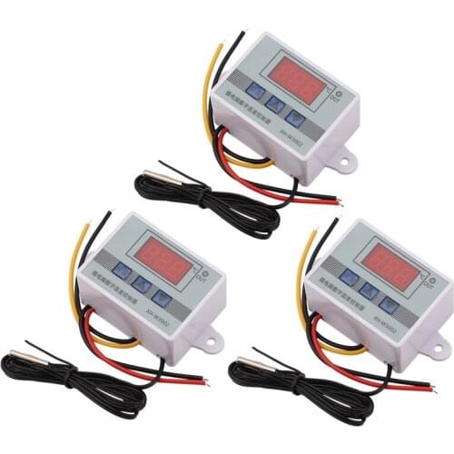 220V Professional W3002 Digital LED Temperature Controller 10A Thermostat Regulator XH-W3002