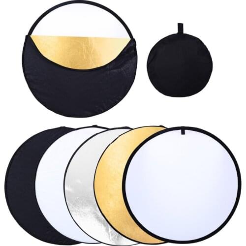80cm PRO 5-in-1 Portable Foldable Studio Photo Collapsible Multi-Disc Light Photographic Lighting Reflector