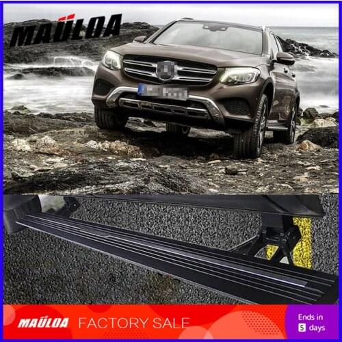 Car Accessories High quality aluminium alloy Automatic scaling Electric pedal side step running board for GLA GLC GLE GLK