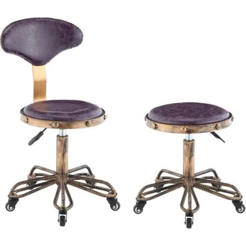Hairdressing big stool. Beauty chair. Master stool. Nail embroidery stool