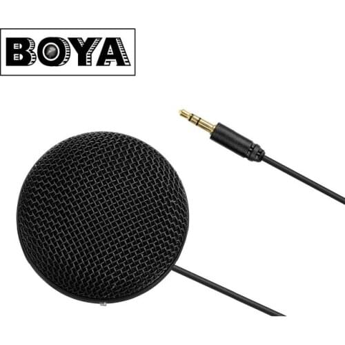 BOYA BY-MM2 Omnidirectional Condenser Stereo Microphone for iPhone 8 8 plus 7 Canon Nikon Sony DSLR Camera Panasonic Camcorder