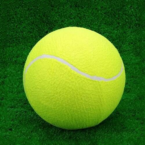 Pet Dog Toys Ball Outdoor For Products Training Interactive Toy Oversized Tennis Ball 24CM Inflatable Ball Corgi French Bulldog