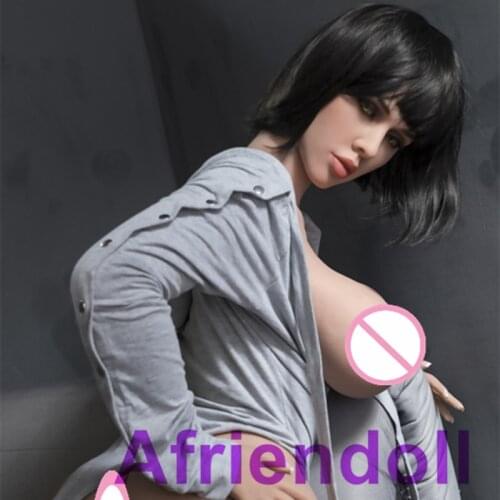 Gloomy Eyes 170cm Silicone Sex Doll Big Breast Sexy Vagina Adult Full Life With Metal Skeletont for Men