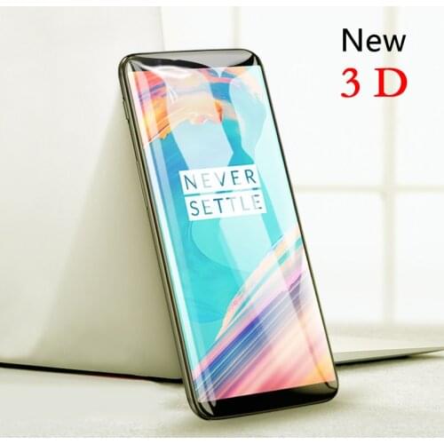 3D Curved Glass For Oneplus 7 pro 7T Pro 8 Pro Screen Protector Full glue Cover Round Edge 1+8 Pro Tempered Glass Screen Film