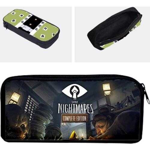 Fashion Game Little Nightmares Case Cartoon Stationery Pencil Case 3D Makeup Box Storage Pouch Kids School Supplies Cosmetic Bag