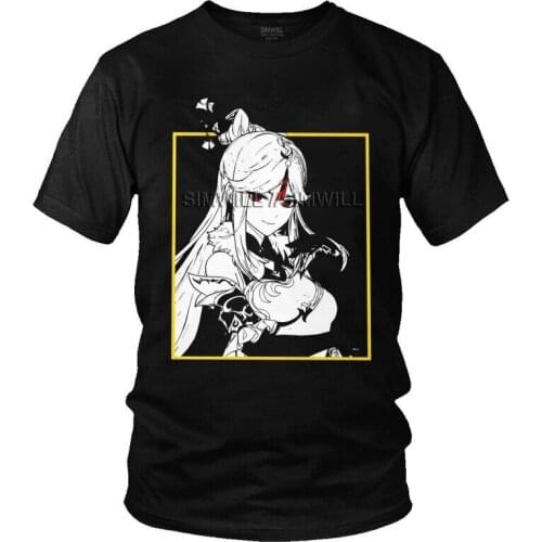 Ningguang Genshin Impact T-shirt Mens Graphic T Shirt Short Sleeve Cotton Japan Anime Game Tshirt Urban Tees Tops