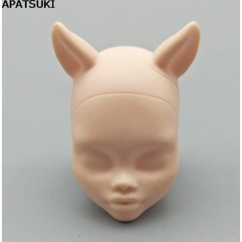 Soft Practice Makeup Doll Head For Monster High Doll BJD Dolls Practicing Makeup Monster Head Without Make Up Kid Toy