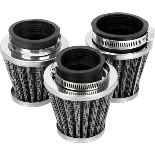 LEEPEE Universal 39/42/50/mm Caliber Size Motorcycle Filters Motorcycle Mushroom Head Air Filter Clamp On Air Filter Cleaner