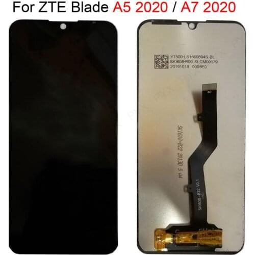 AAA Original display For ZTE BLADE A7 2020 LCD display touch screen digitizer assembly for ZTE BLADE A5 2020 lcd repair parts