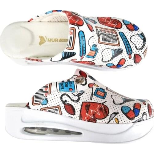 Orthopedic Sabo Slippers Casual Comfort Nurse Doctor Hospital Cook Business Quality Medical 2021 Summer New Fashion Sandals Soft