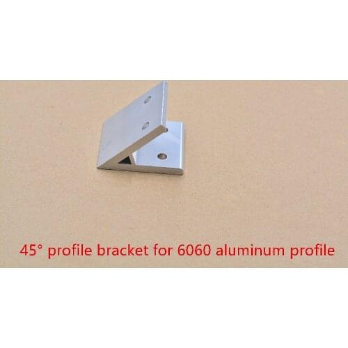 Adapting piece 45 degree inscribed corner bracket angle connection for 3060 6060 aluminum profile 1pcs