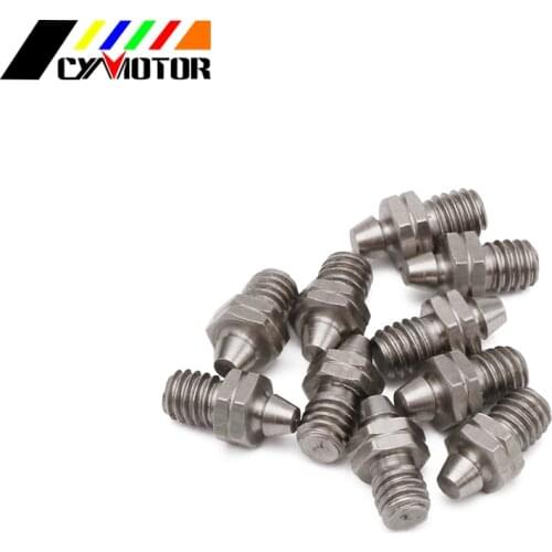 M4*0.7 Motorcycle Motocross Foot Rest Peg Footpeg Bolt Screw Teeth For YZ DRZ RMZ YZF CRF EXC SX SXF XCW 250 350 450 Dirt Bike