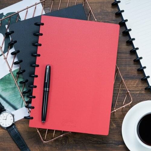 PP Notebook Cover DIY Discbound Binder Cover Shell Index Divider Separator Planner B5 10 Holes/A5 8 holes/B6 7 holes Accessories