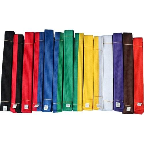 YS05 Black Red Green Yellow Belt Taekwondo Judo Karate War Random Belt for Adult Children